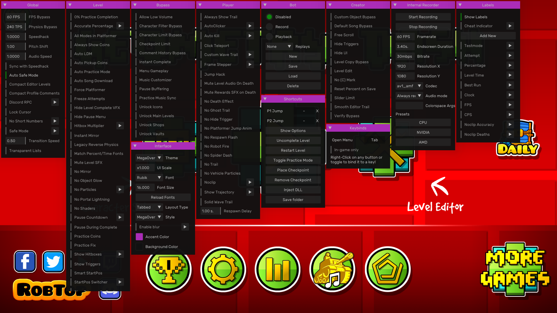 Open Eclipse Menu Screenshot